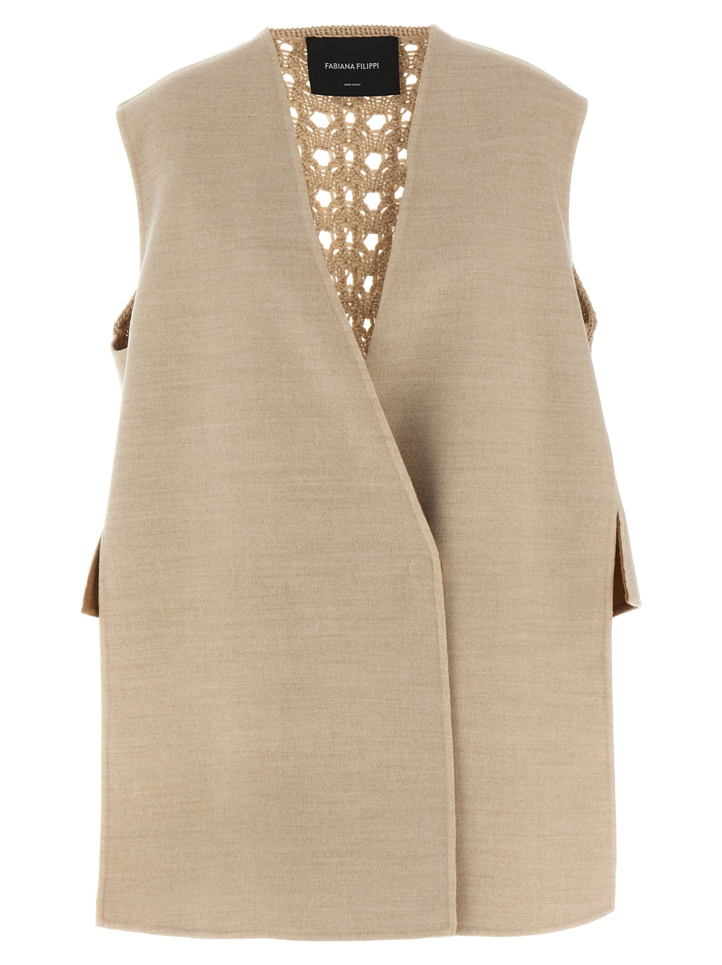 Tricot wool vest Gilet