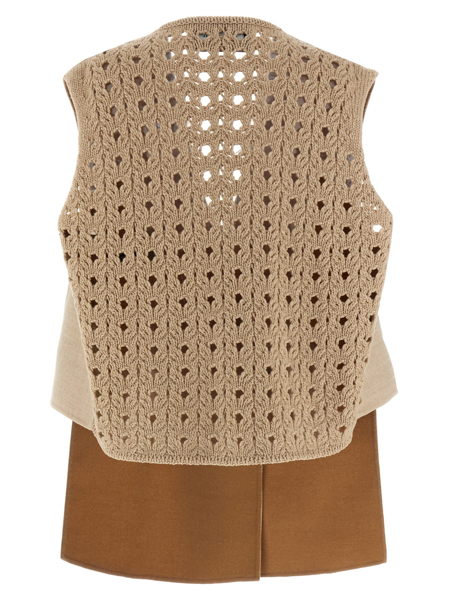 Tricot wool vest Gilet
