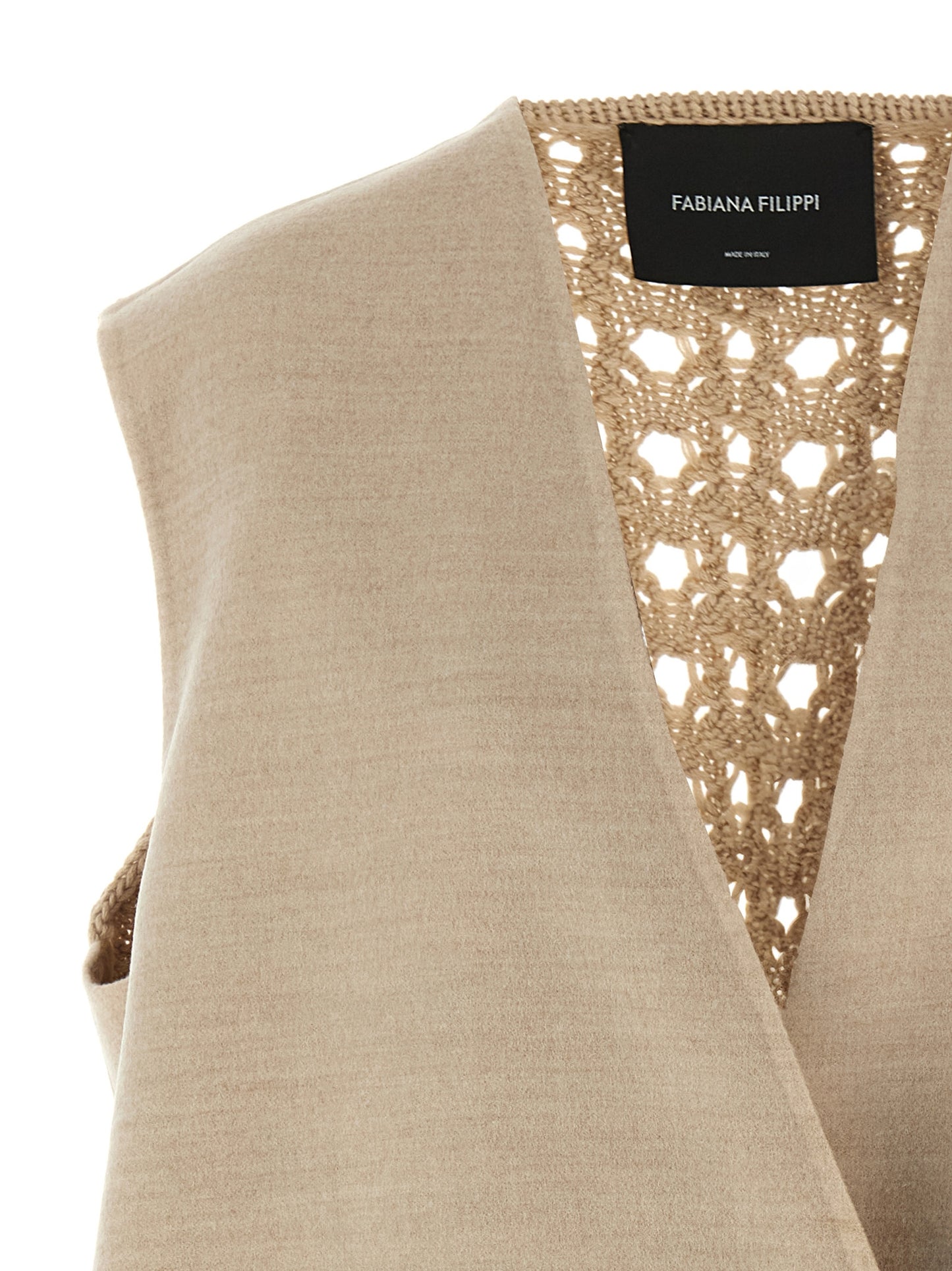 Tricot wool vest Gilet