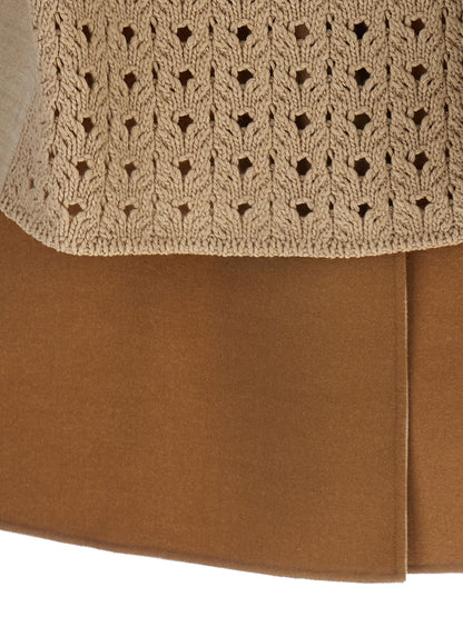 Tricot wool vest Gilet