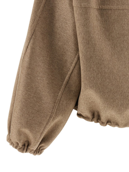 Cashmere bomber jacket Down jacket, Parka, Casual jackets