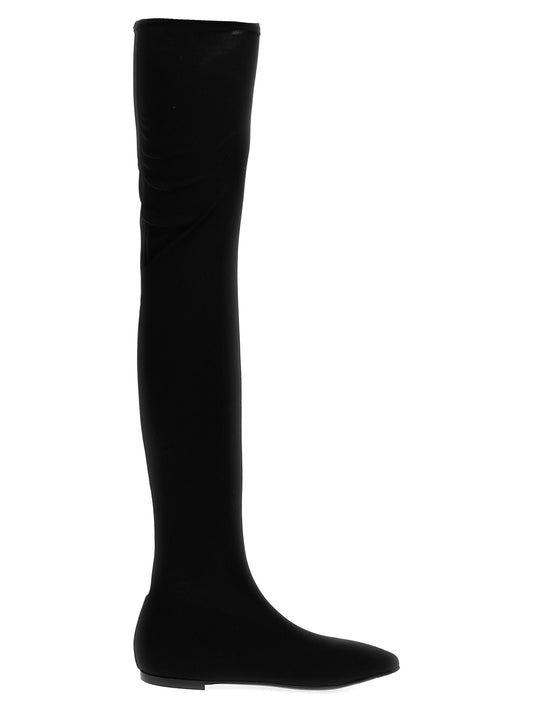 Over-the-knee jersey boots Boots, ankle boots