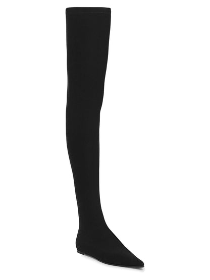 Over-the-knee jersey boots Boots, ankle boots