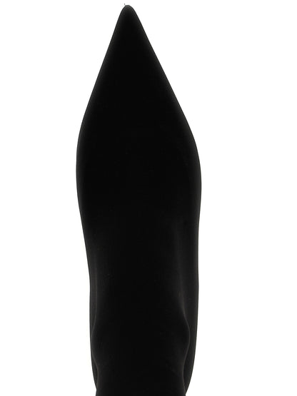 Over-the-knee jersey boots Boots, ankle boots