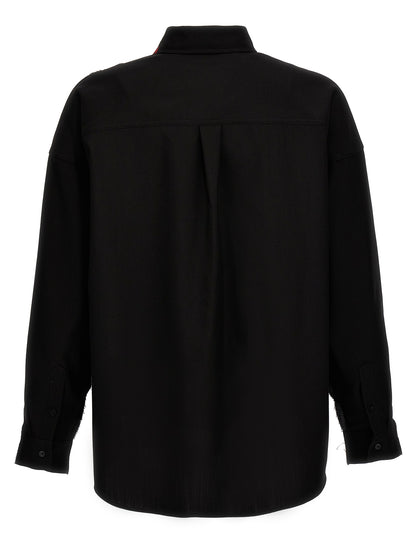 Cool wool shirt with contrast stitching Shirt, blouse