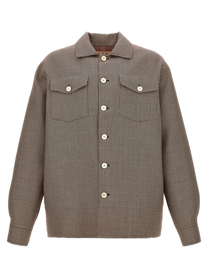 Houndstooth jacket Piumini, Parka, Giacche casual
