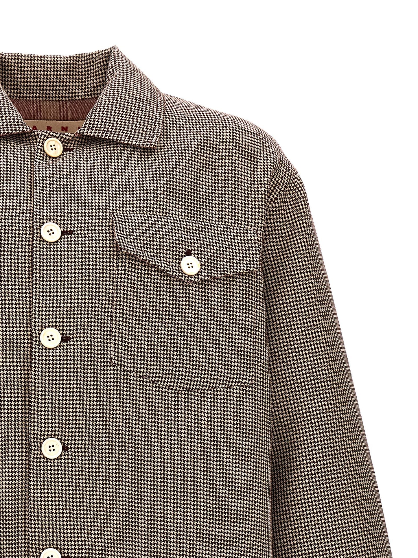 Houndstooth jacket Piumini, Parka, Giacche casual