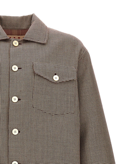 Houndstooth jacket Piumini, Parka, Giacche casual