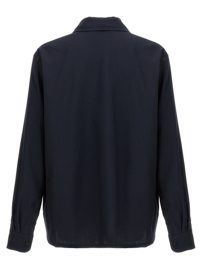 Logo embroidery shirt Shirt, blouse