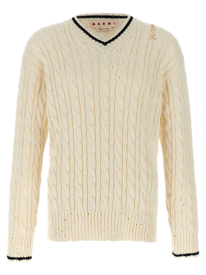 'V' neckline sweater Sweater, cardigans