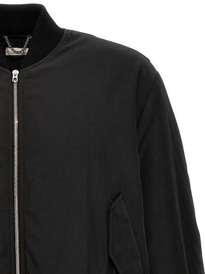Nylon bomber jacket Down jacket, Parka, Casual jackets