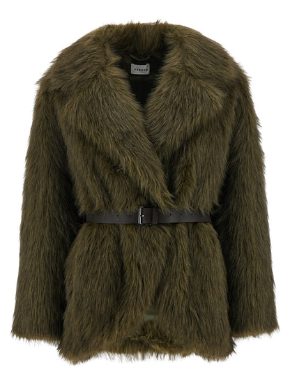 'Portal' faux fur coat Fur