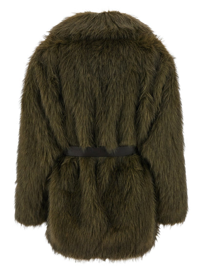 'Portal' faux fur coat Fur