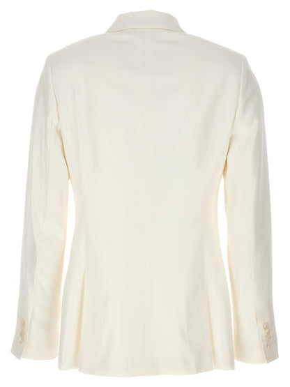 Viscose double-breasted blazer Blazer, suits