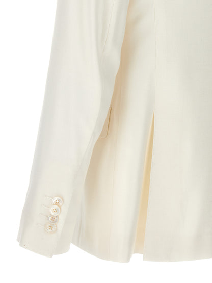 Viscose double-breasted blazer Blazer, suits