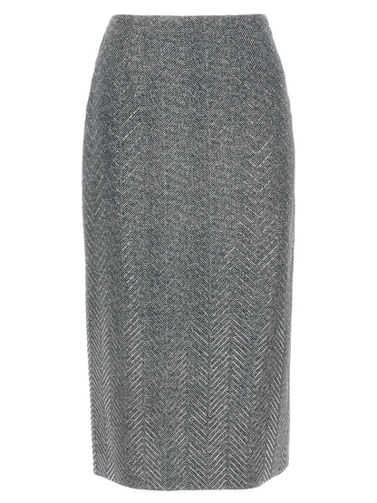Rhinestone skirt Skirts