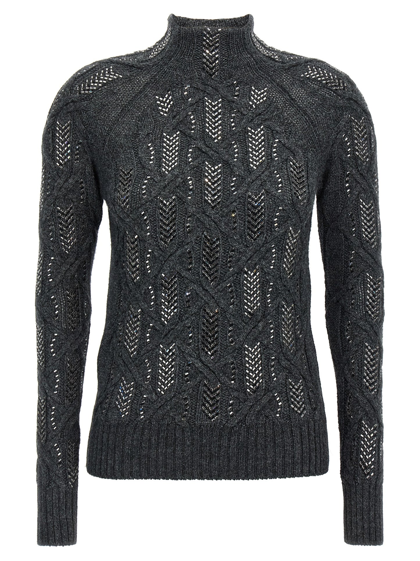 Crystal braid sweater Sweater, cardigans