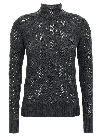 Crystal braid sweater Sweater, cardigans