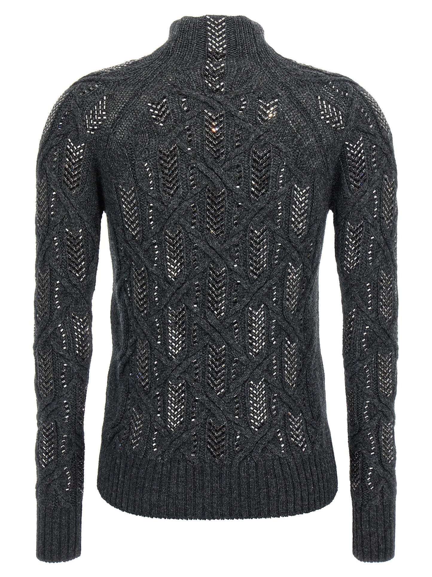 Crystal braid sweater Sweater, cardigans