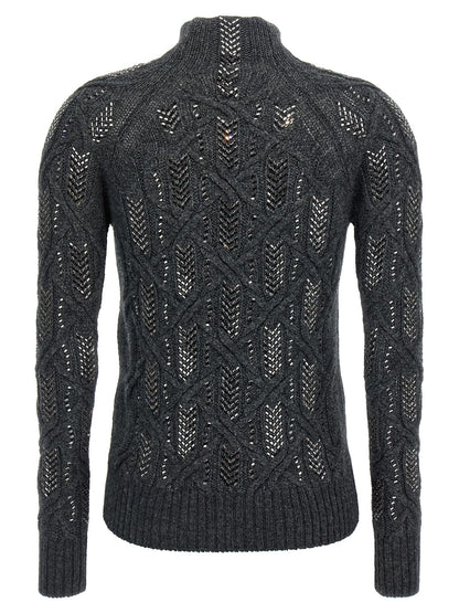 Crystal braid sweater Sweater, cardigans