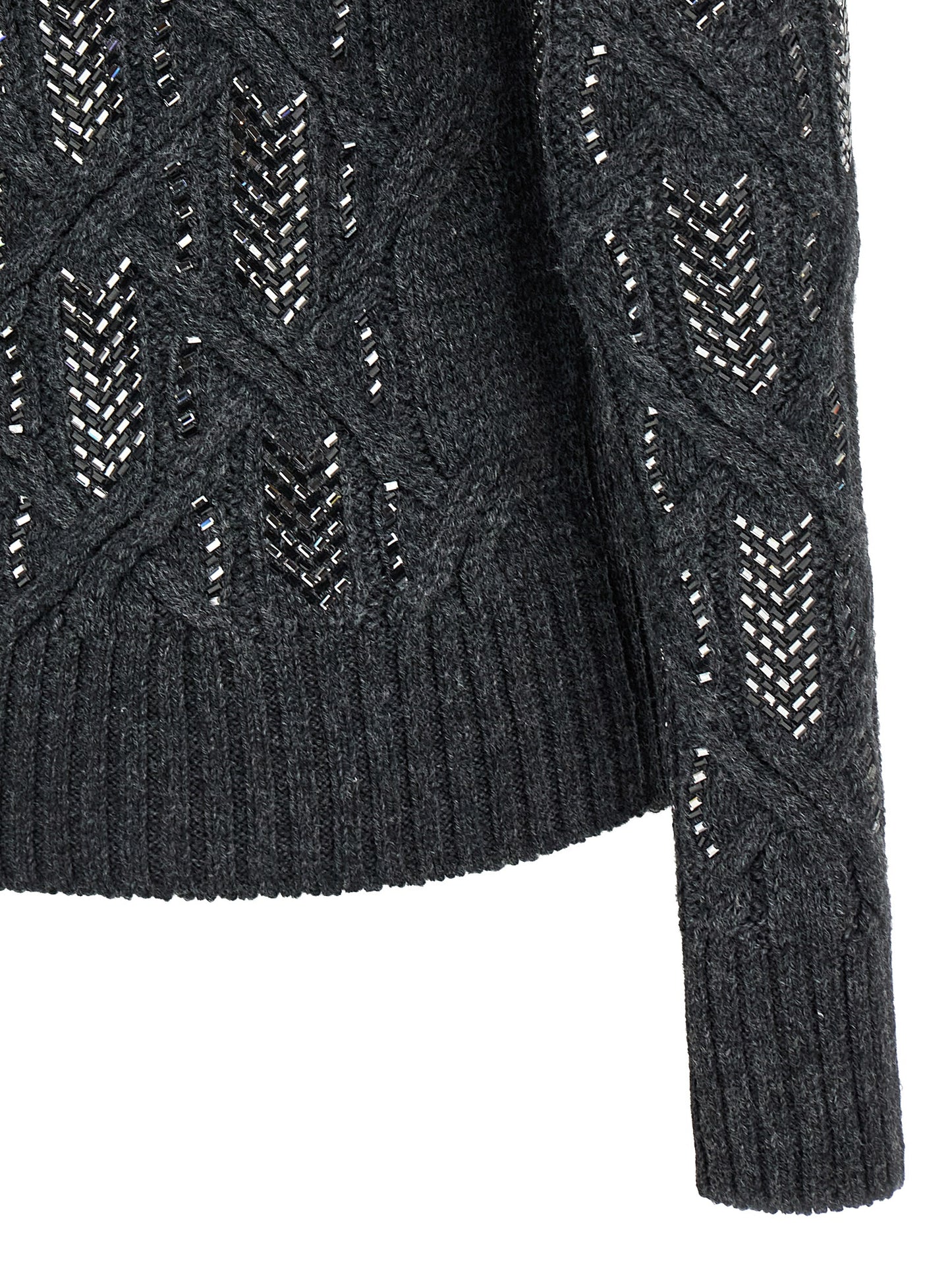 Crystal braid sweater Sweater, cardigans