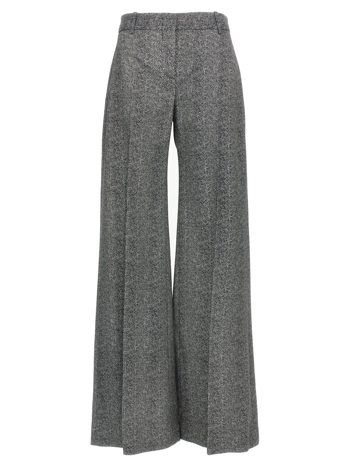 Herringbone trousers Pants