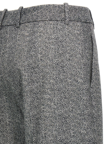 Herringbone trousers Pants