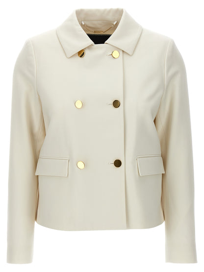 Cropped double-breasted jacket Blazer and Suits