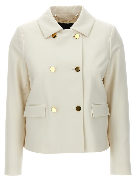 Cropped double-breasted jacket Blazer and Suits
