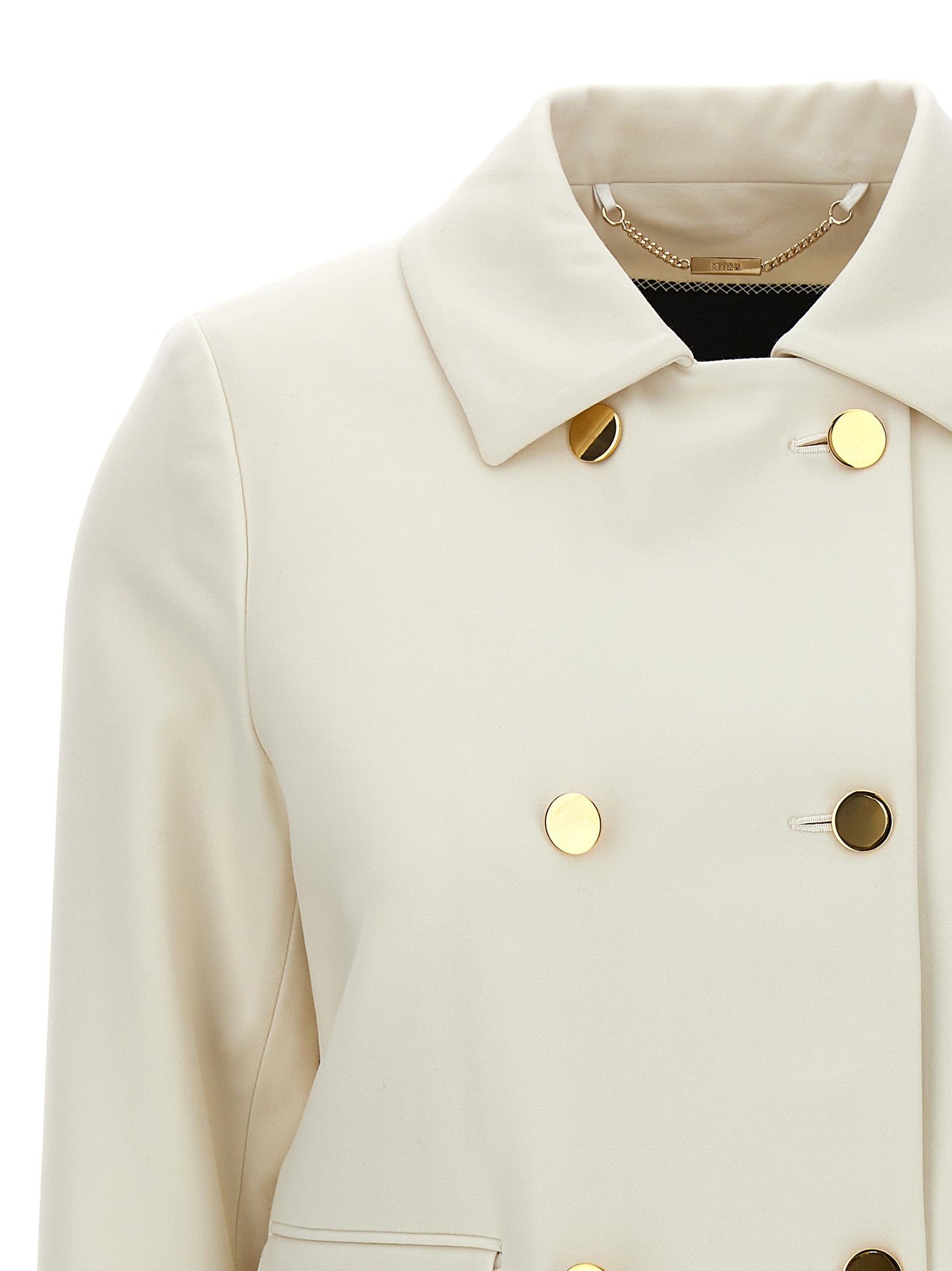 Cropped double-breasted jacket Blazer and Suits
