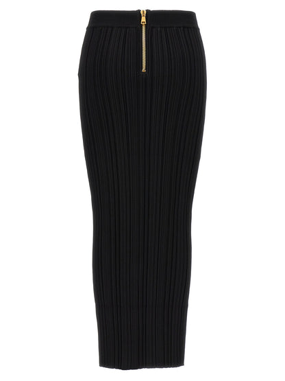 Pleated midi skirt Skirts