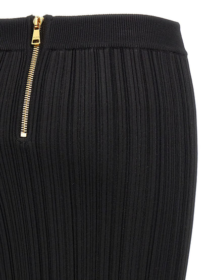 Pleated midi skirt Skirts