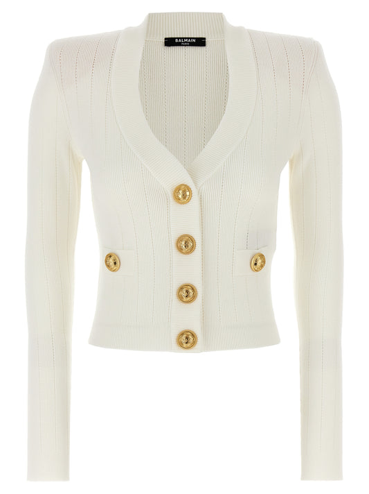 Logo buttons cardigan Sweater, cardigans