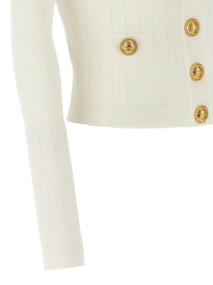 Logo buttons cardigan Sweater, cardigans