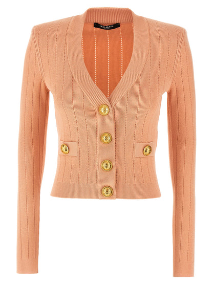 Logo buttons cardigan Sweater, cardigans