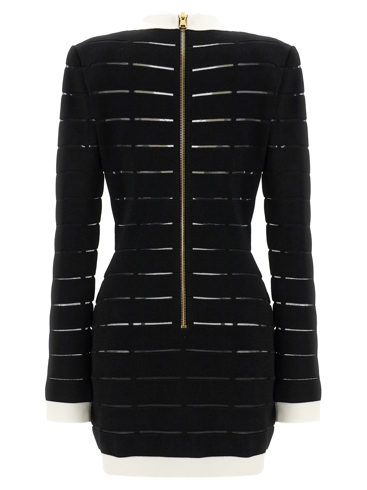Two-tone knit dress Dresses