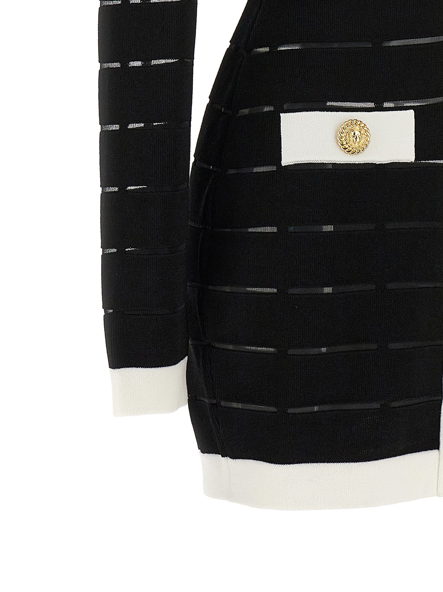 Two-tone knit dress Dresses