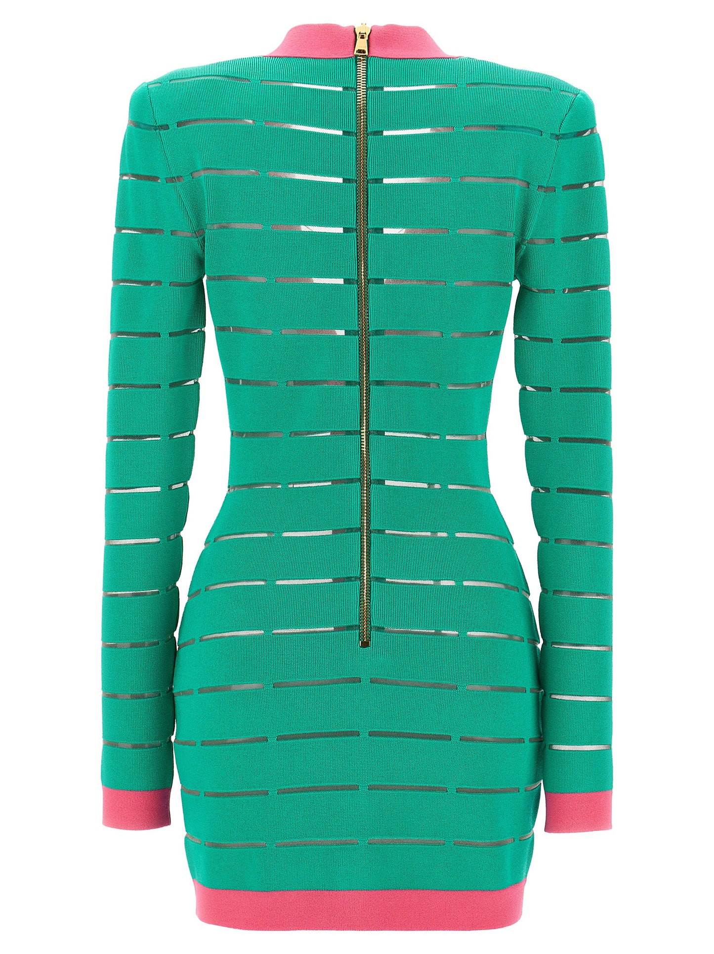 Two-tone knit dress Dresses
