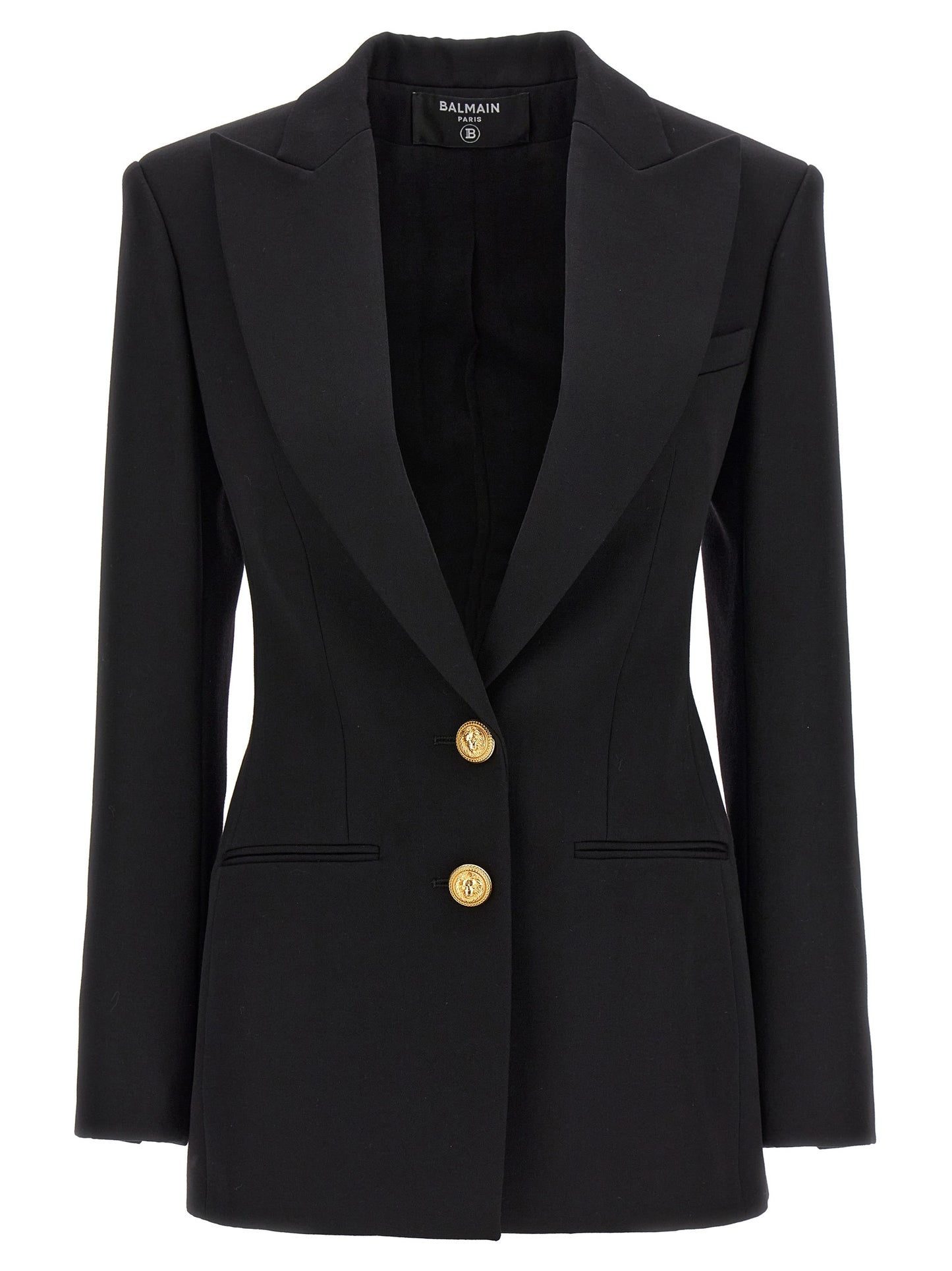 Logo button double-breasted blazer Blazer and Suits