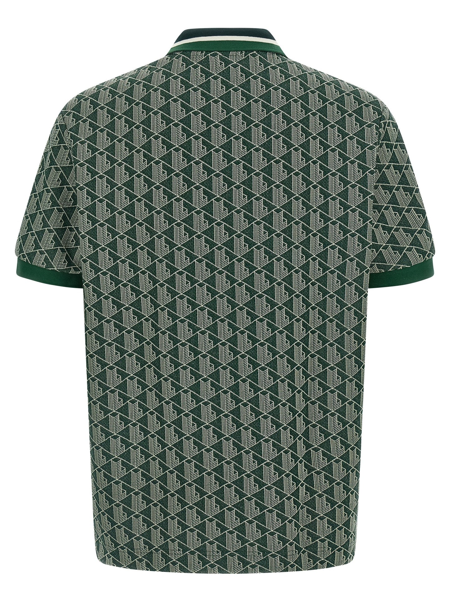 Jacquard monogram polo shirt Polo