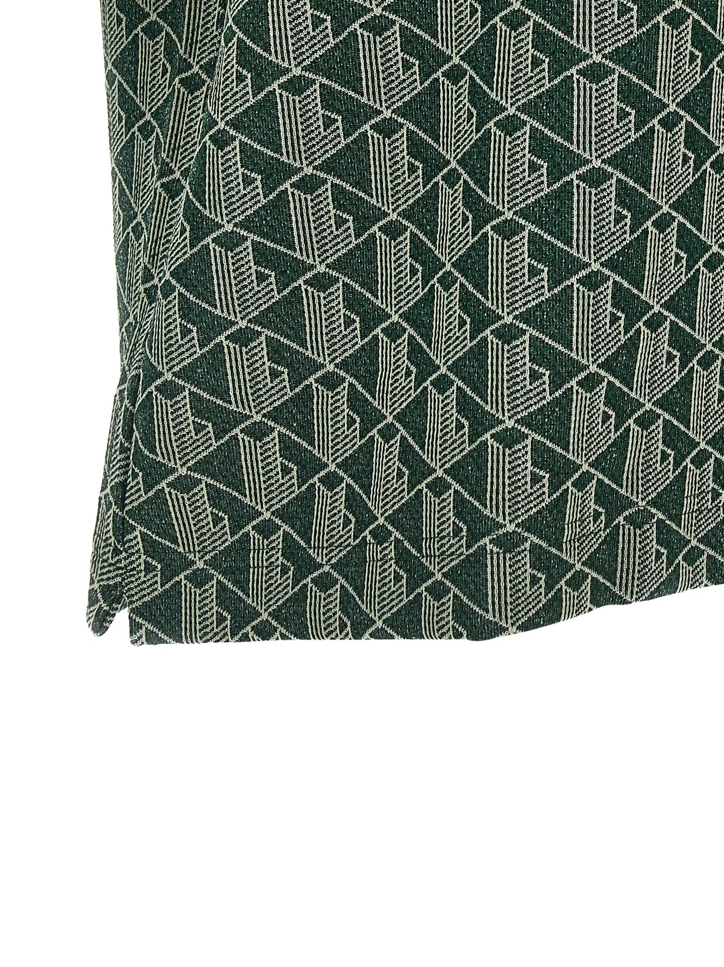 Jacquard monogram polo shirt Polo