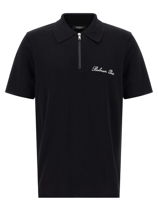 Logo embroidery polo shirt Polo