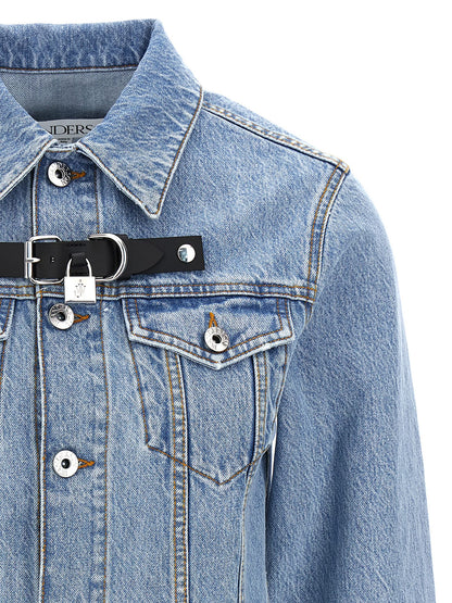 'Padlock Strap Trucker' jacket Casual jackets, parka