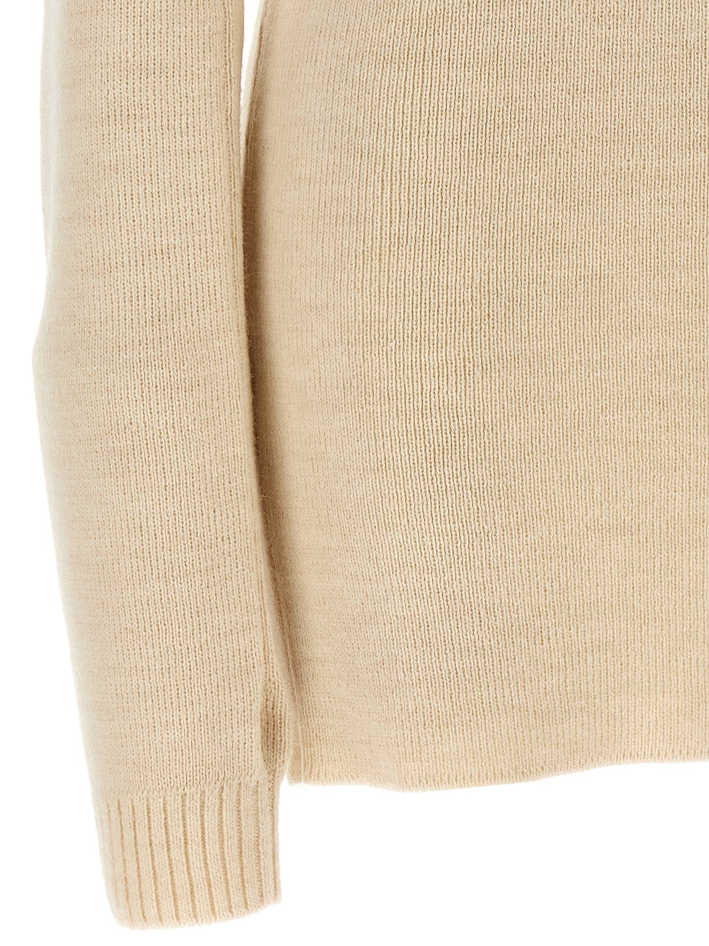 Knitted dress with removable sleeves Dresses