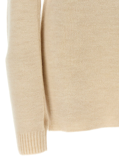 Knitted dress with removable sleeves Dresses