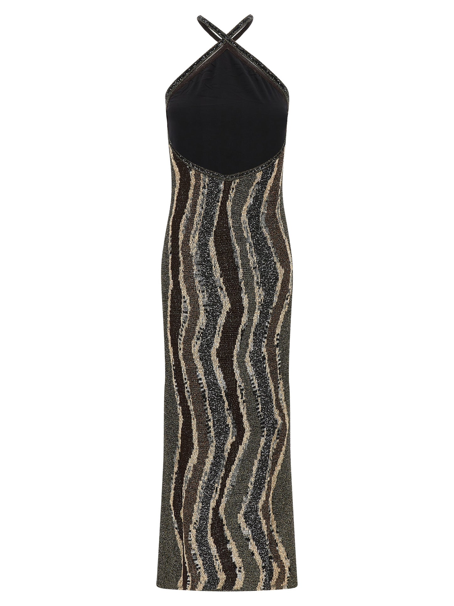 Wave pattern dress Dresses