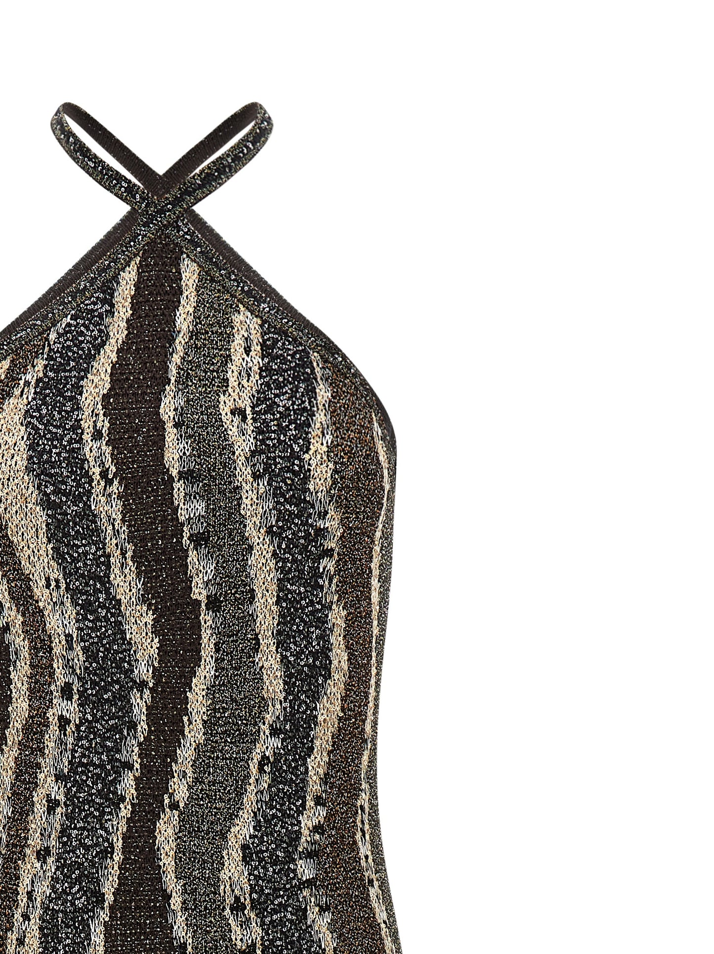 Wave pattern dress Dresses