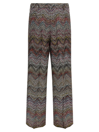 Zigzag sequin pants Pants