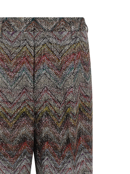 Zigzag sequin pants Pants