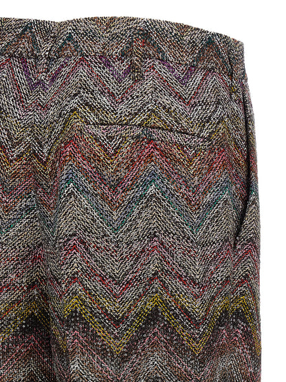 Zigzag sequin pants Pants